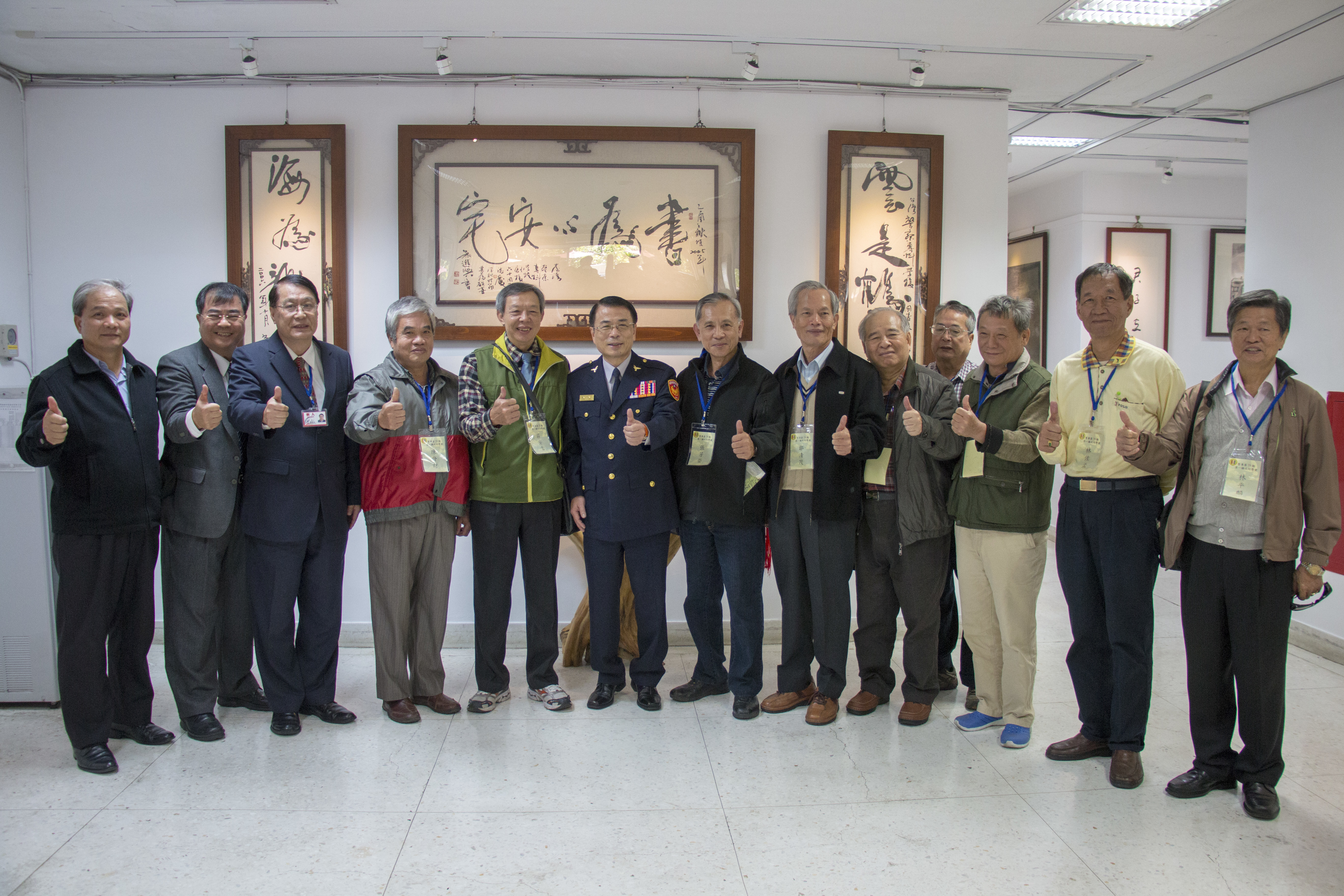 106年12月23日歡迎本校警員班76期第一梯次同學會蒞校參訪-3